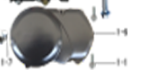 CF125/CF125s/CF140 ENGINE COVER LEFT