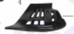 Rear left fender mustang 
