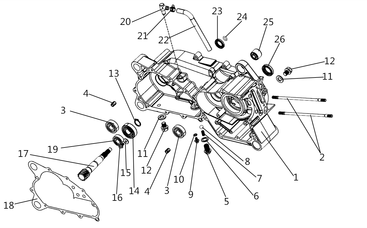 Crankcase Comp,Left