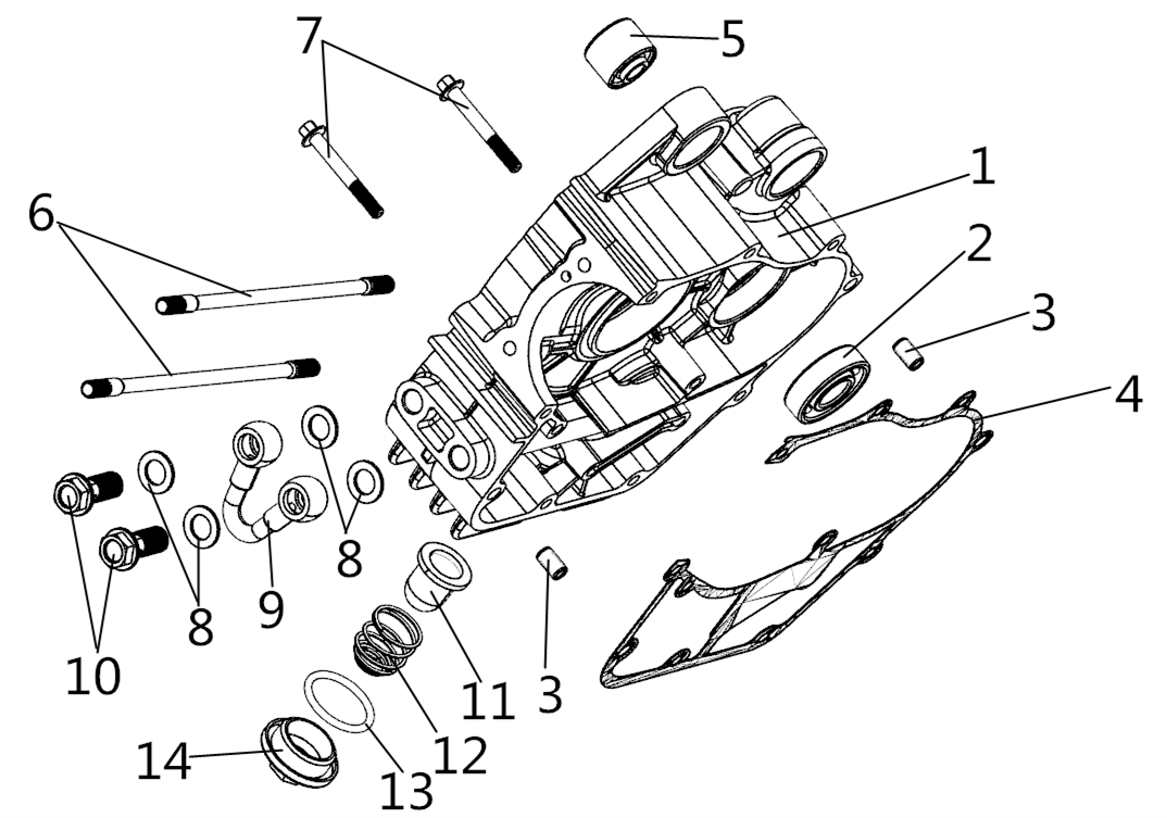 Crankcase Comp,Right