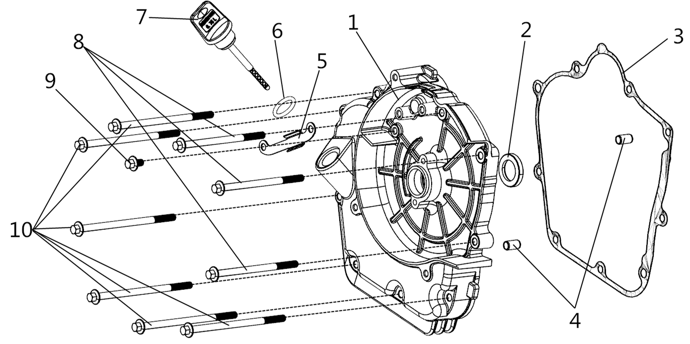 Crankcase Cover Assy ,Right