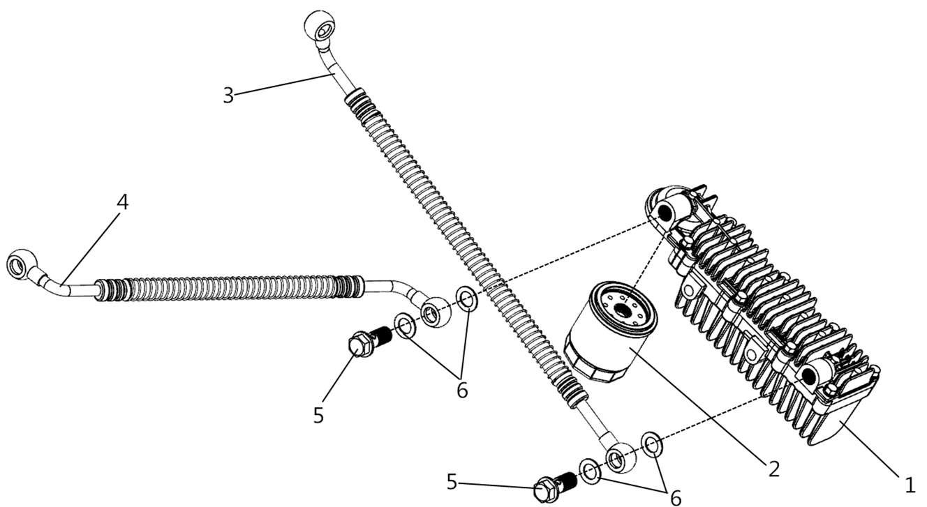 Oil cooler assembly