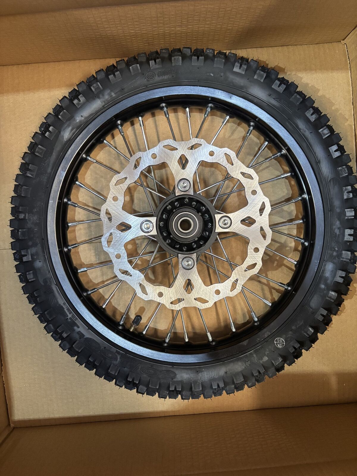 14" front alloy rim and hub set CF125