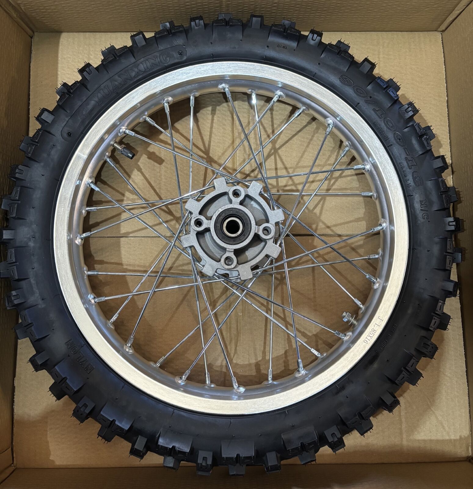 16&quot; REAR RIM &amp; HUB ASSY (RIM, TUBE,TYRE) CF250