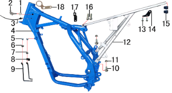 Rear Sub-frame CF250 PHO