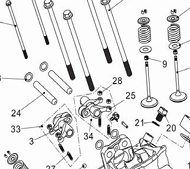 INTAKE ROCKER ARM ASSY 600GT/570
