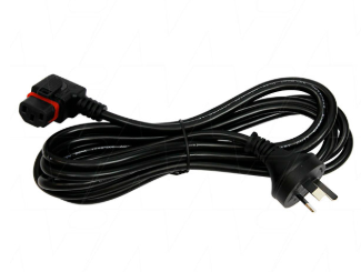 E1 charger cable 230VAC Cord 3.0m IEC Weather Proof Lead AS3112