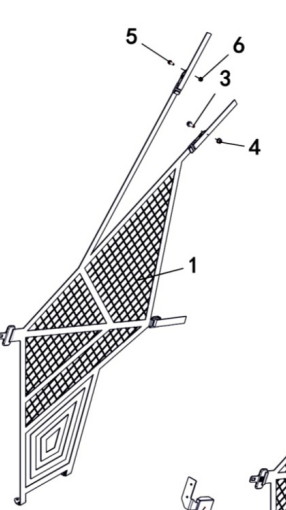 Right Side Safety Net, 400GT/600GT/550