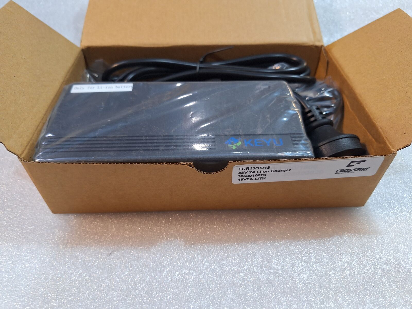 48V 2A charger for lithium battery