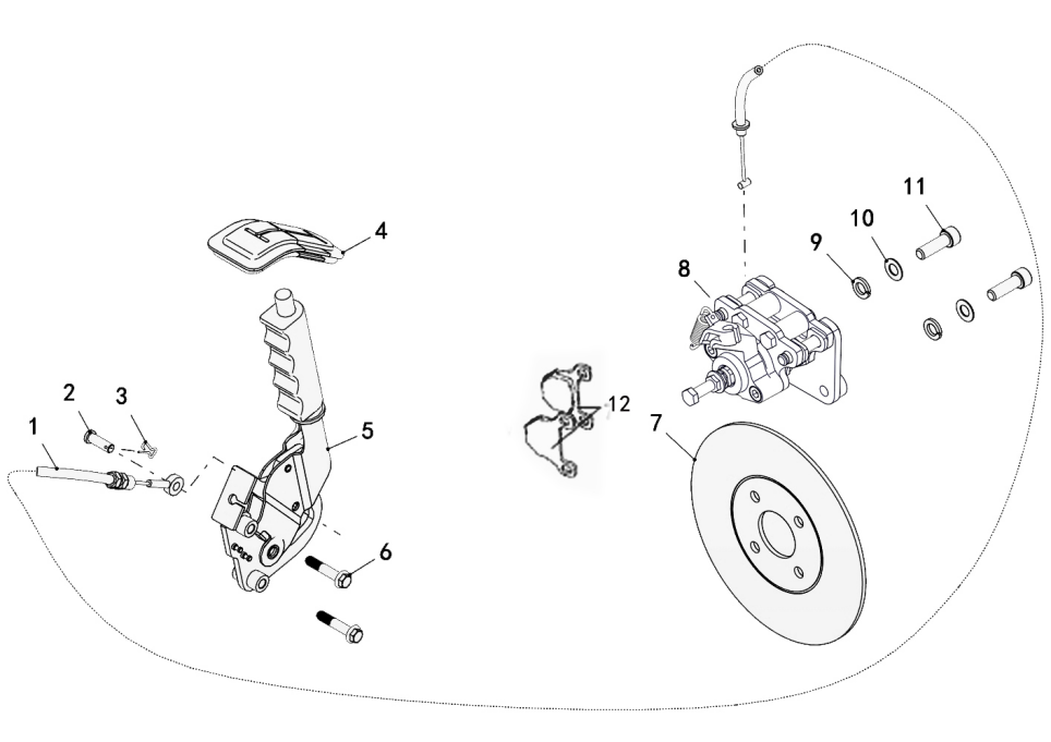 Park Brake Asm