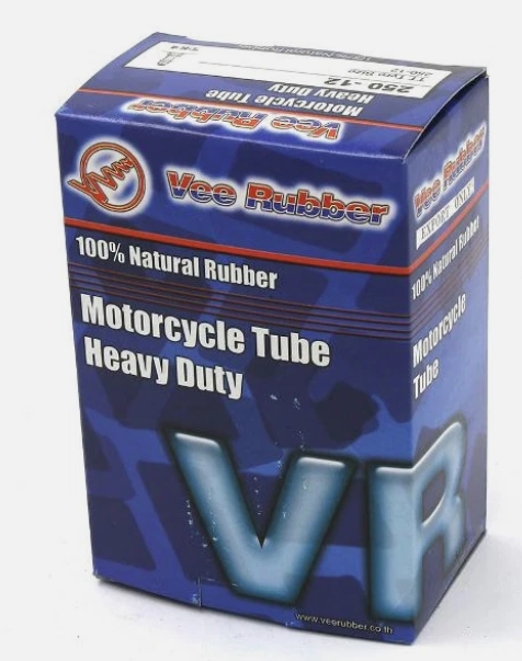 12" TUBE FRONT (250-12) STRAIGHT VALVE VEE RUBBER 