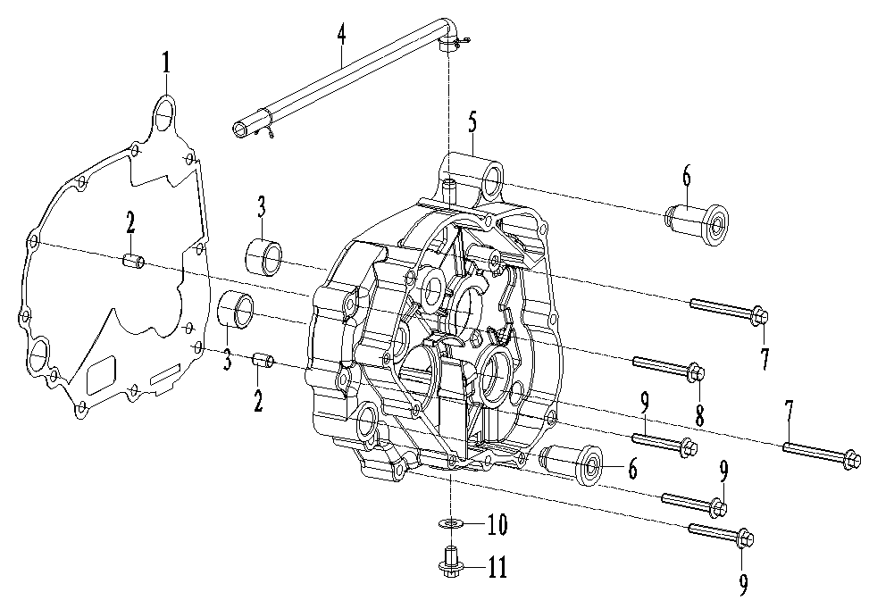RIGHT CRANKCASE