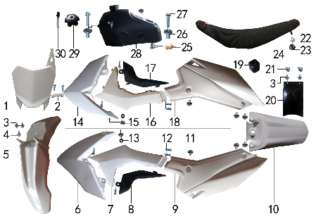 12 FAIRINGS SYSTEM