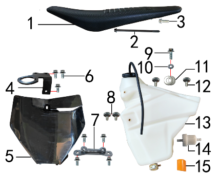 15 seat/tank
