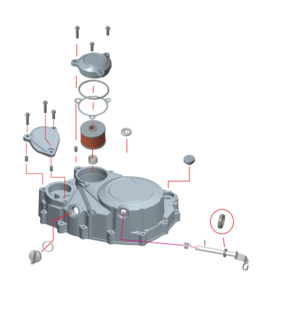 Engine cover assy &amp; manifold