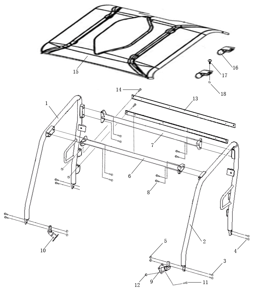 V01a-2 FRAME ROOF