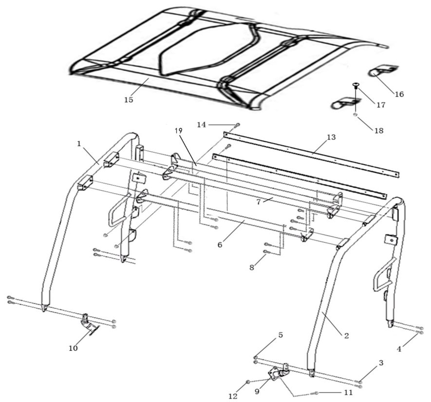 FRAME ROOF