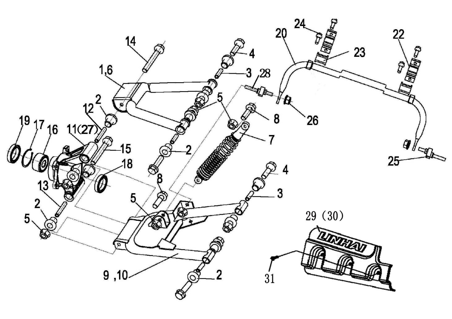 SHOCK ABSORBER REAR