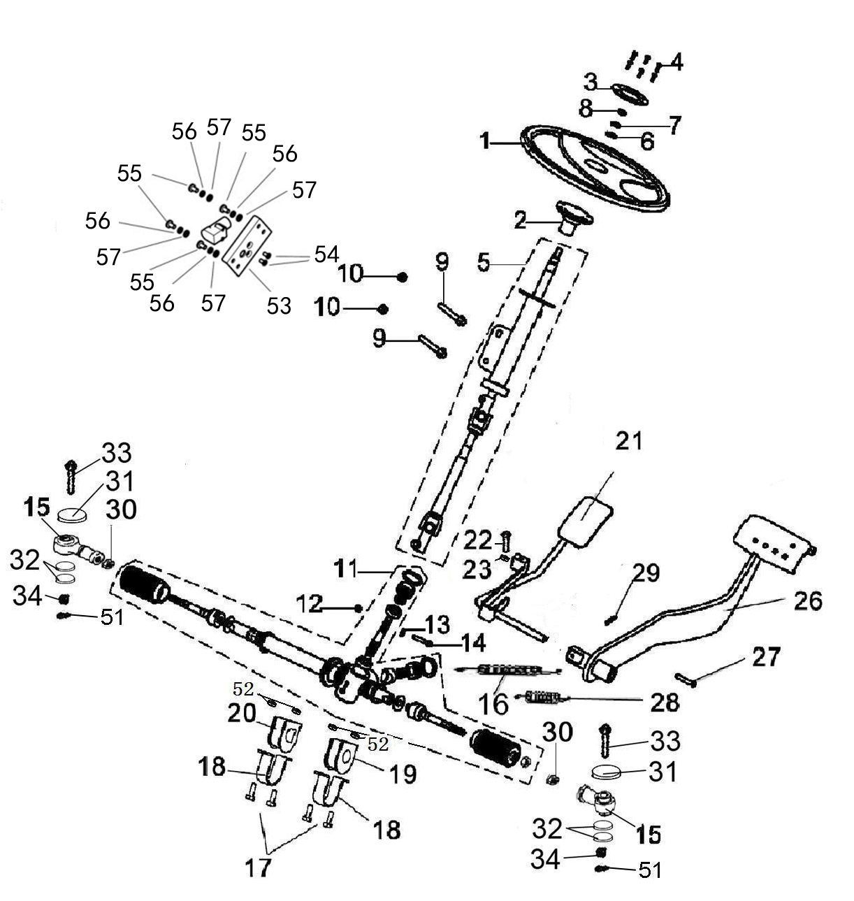 STEERING ASSY