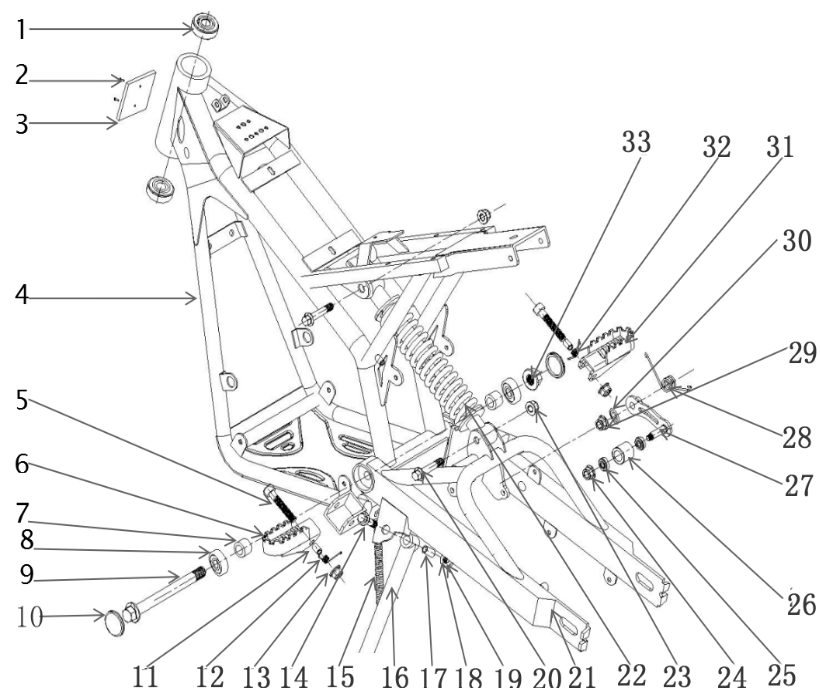 1 FRAME ASSY.