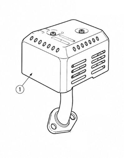 8 MUFFLER ASSY