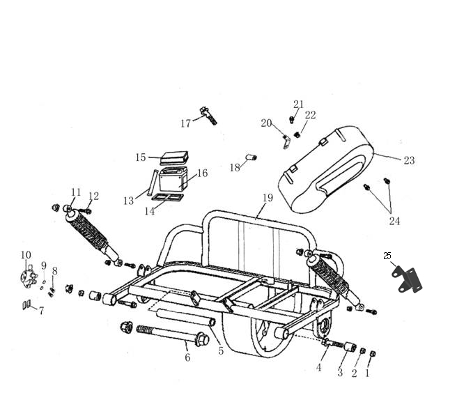 14 REAR SWING ARM