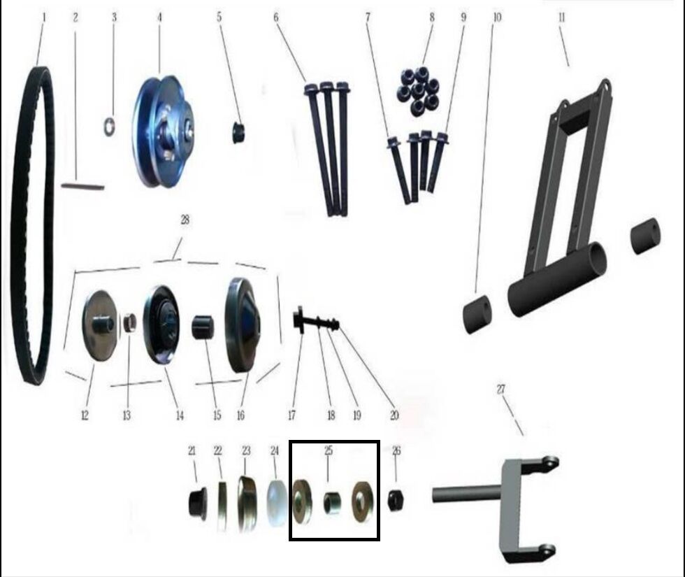 16 CLUTCH ASSY
