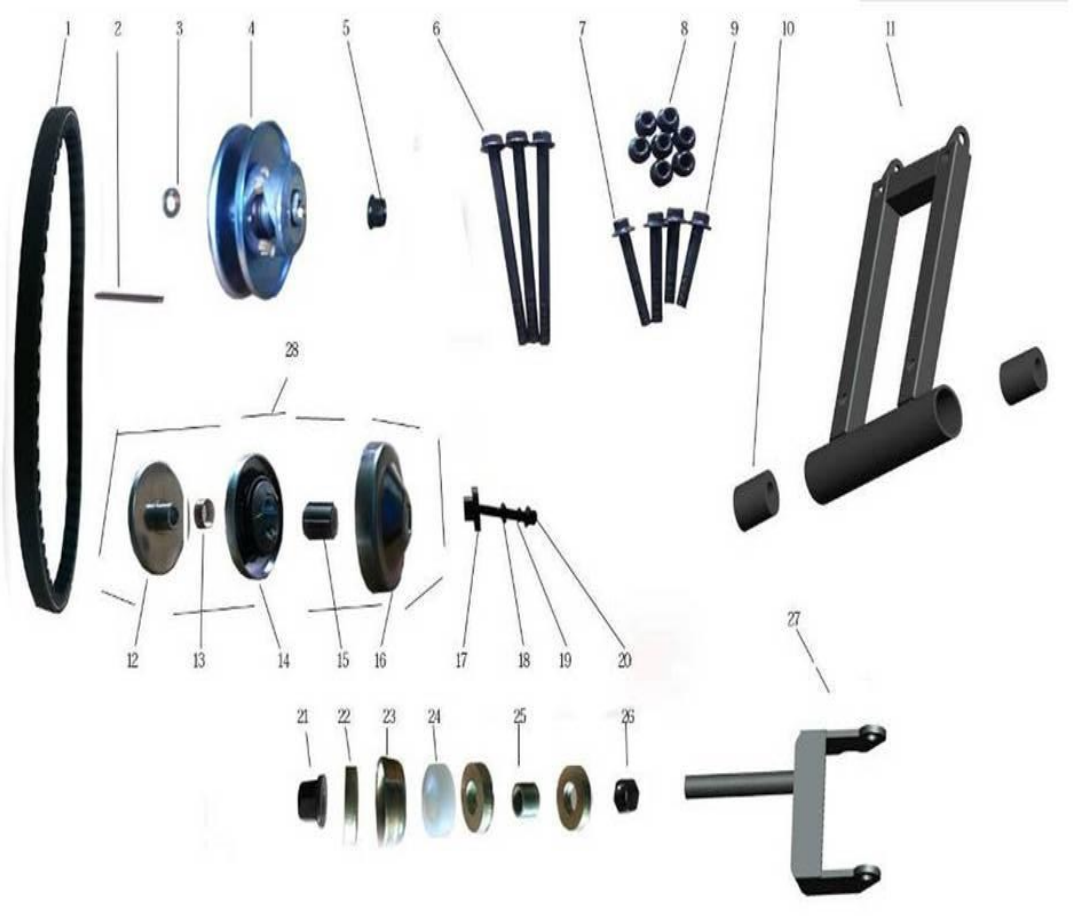 16 CLUTCH ASSY