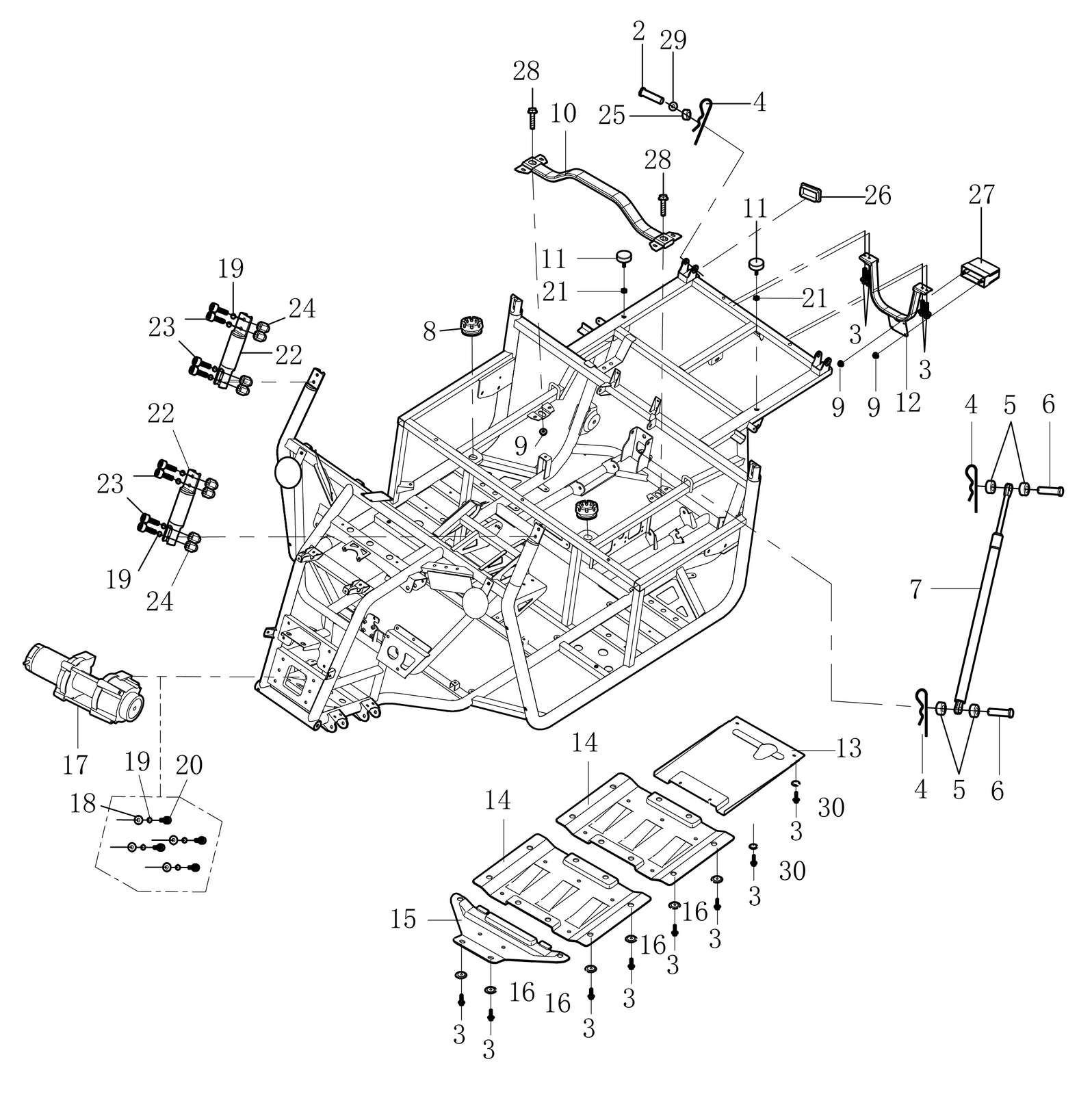3 ENGINE BRACKET
