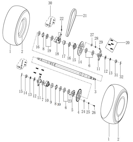 15 REAR AXLE COMPONENT