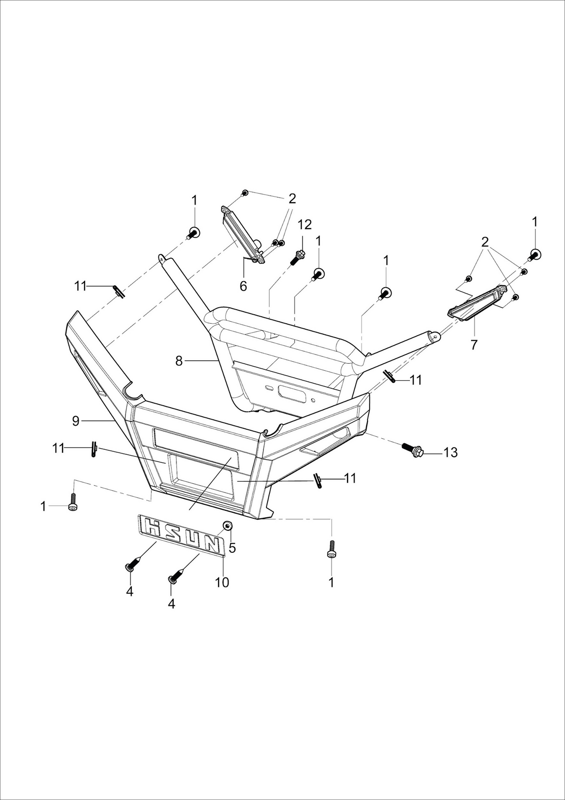 18 Front Bumber Parts