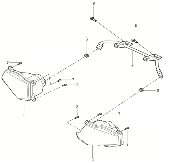 20 FRONT HEADLIGHT