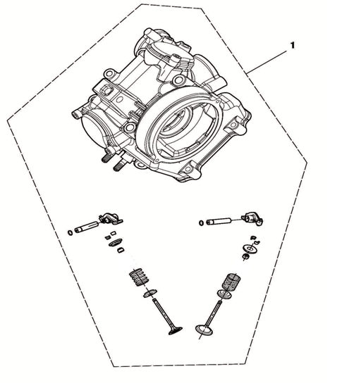 1 CYLINDER HEAD ASSY
