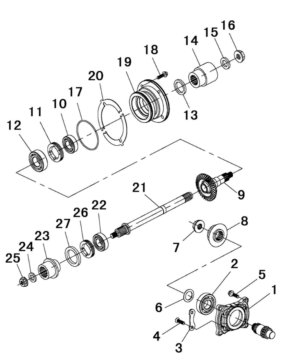 11 MIDDLE DRIVE GEAR