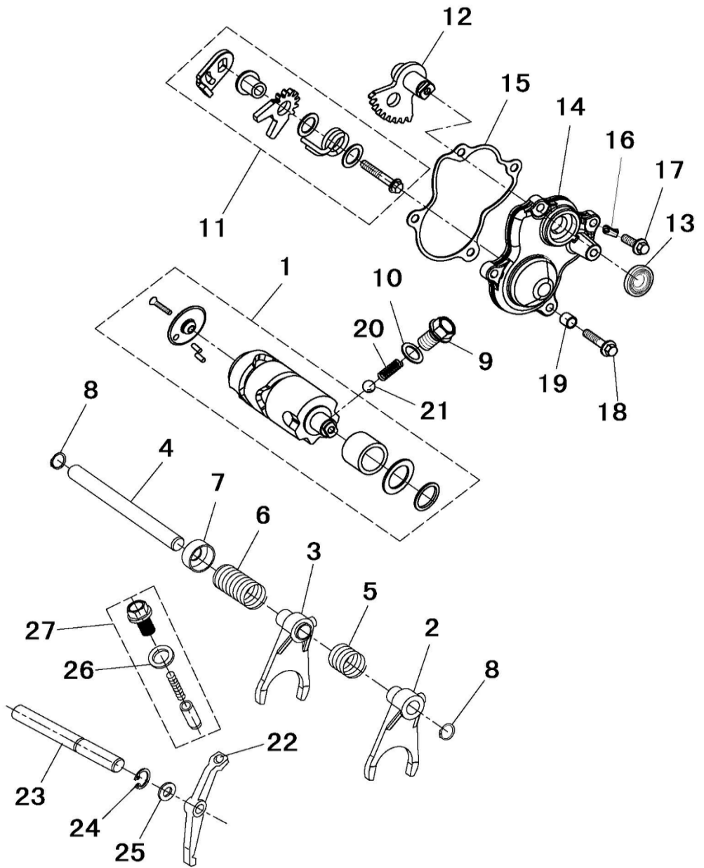 13 SHIFT CAM FORK