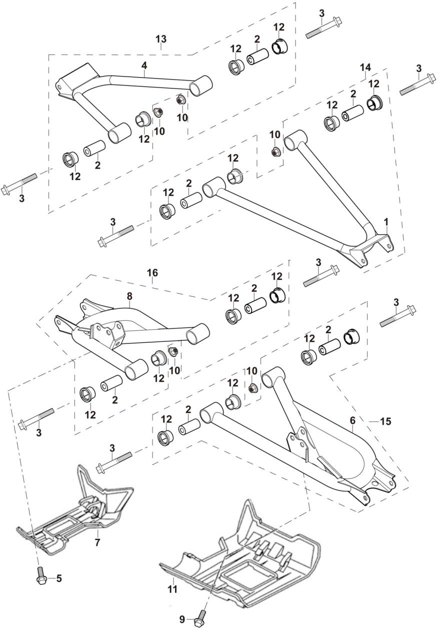 11 REAR SWING ARM