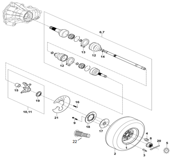 12 FRONT WHEEL PART