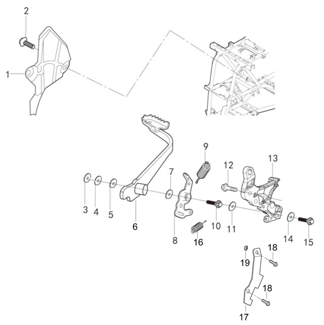 16 REAR BRAKE PART