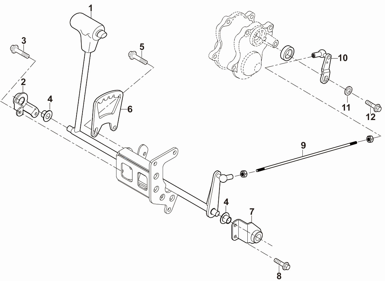 18 Gear Shift Assembly
