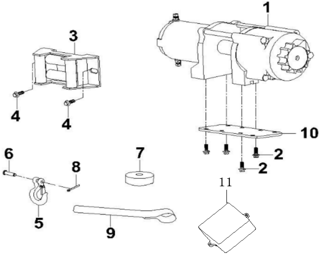 33 Winch (Accessory Parts)