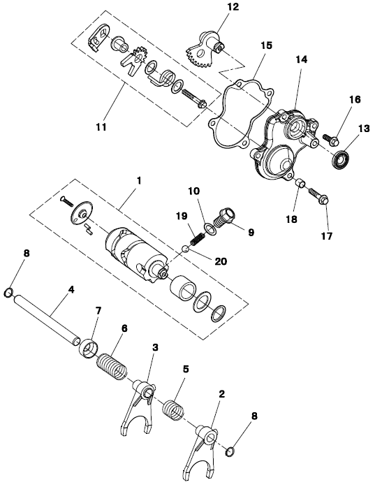 14 SHIFT CAM FORK