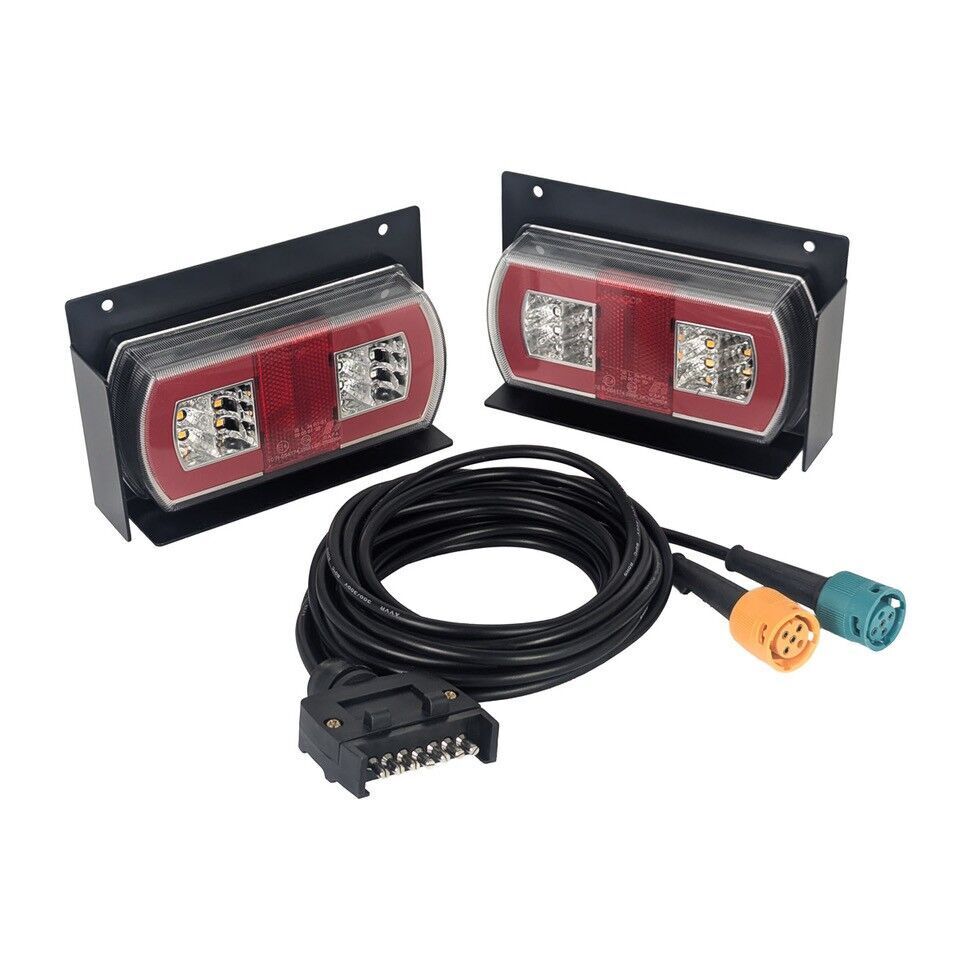 DIY Plug And Play Led Light Kit Suits Motorbike and Mobility carriers - Brackets included for mounting