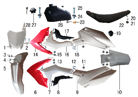 12 FAIRINGS SYSTEM