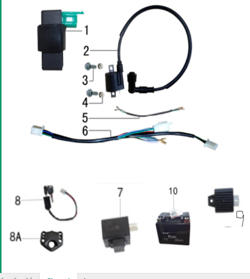 10 ELECTRIC PARTS