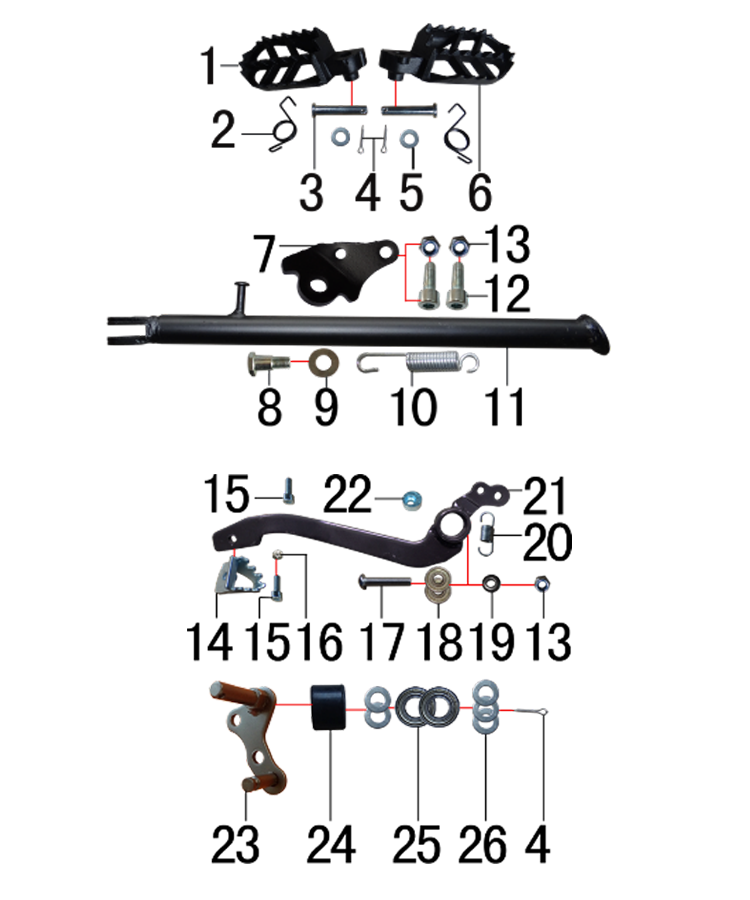 5 FRAME SPARE PARTS