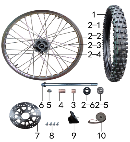 10 FRONT WHEEL SYSTEM