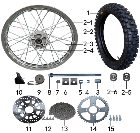 11 REAR WHEEL SYSTEM