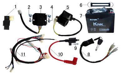 13 ELECTRIC PARTS