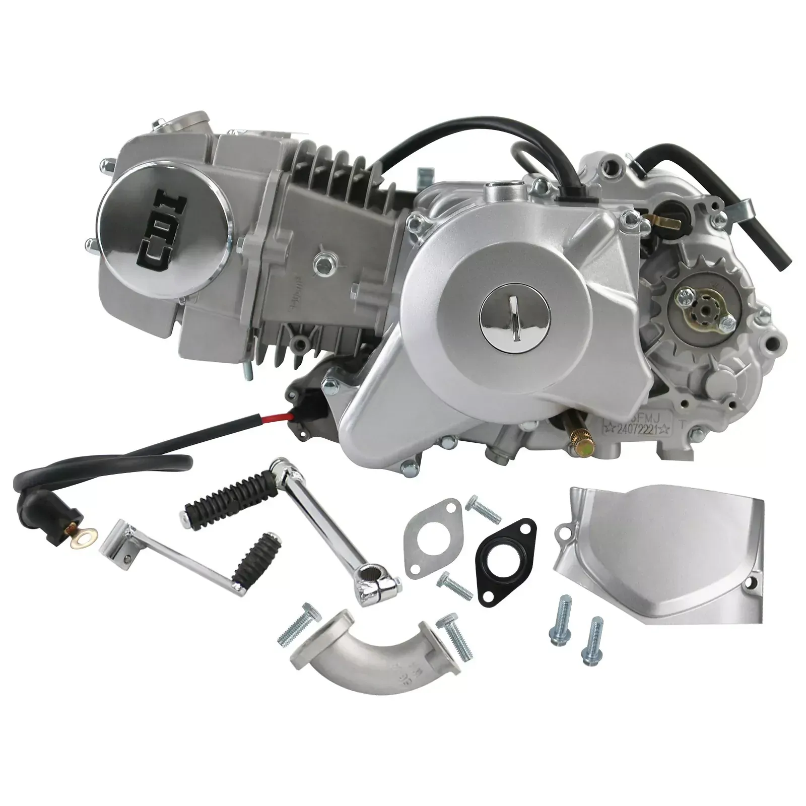 YX 125CC SEMI AUTO ELECTRIC/KICK START ENGINE - W.125.0707-2