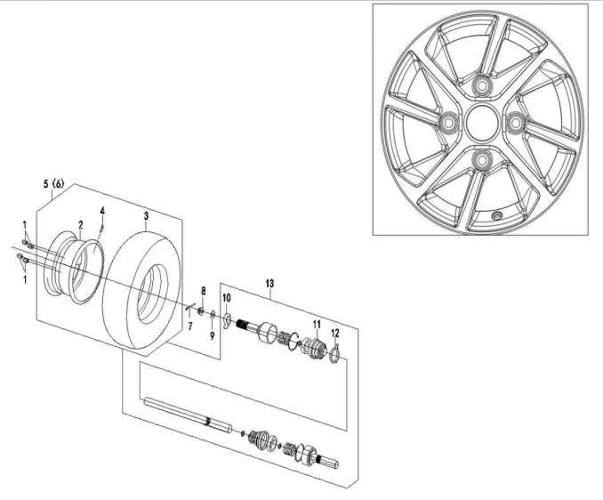 15 FRONT WHEEL